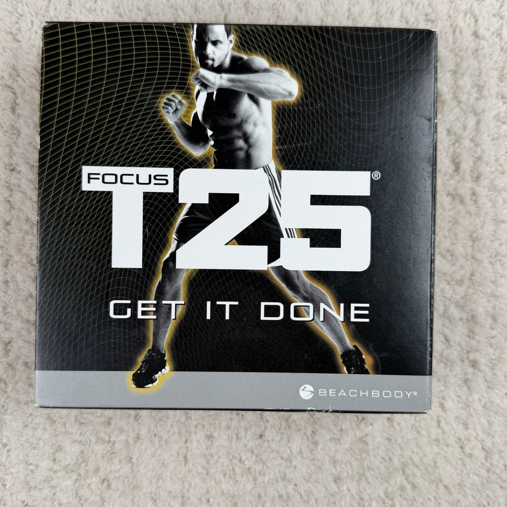 Beachbody Focus T25 Shaun T Alpha Beta Workout DVD Set Complete Fitness Program